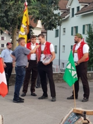 Empfang Schwinger in Mosnang